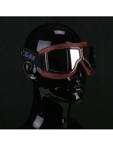Gafas Moto 705 California Marrón | Lentes Espejo Homologadas EN1938