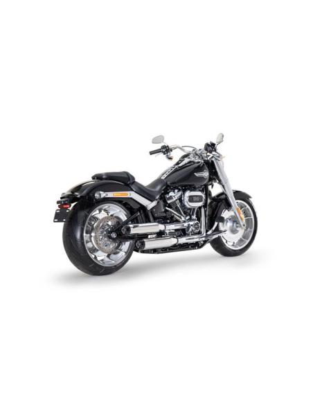 Silencieux Zard Slip-Ons Overlapped Polis pour Softail 18–24