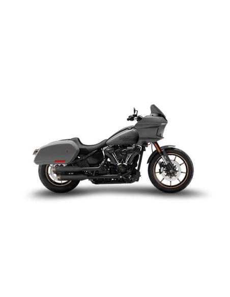 Silenziosi Zard Slip-Ons Overlapped Nero e Bronzo per Softail 18–24
