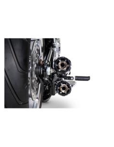 Silenziosi Zard Slip-Ons Overlapped Lisci per Softail Breakout e Fat Boy 18–24 2