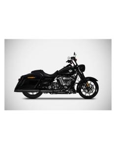 Zard slip-ons inox negro Euro 5 para Touring 21–23