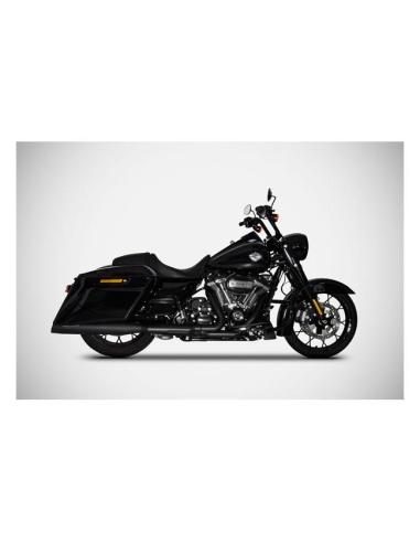 Zard slip-ons black inox Euro 5 for Touring 21–23