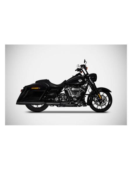 Silencieux Zard inox noir Euro 5 pour Touring 21–23
