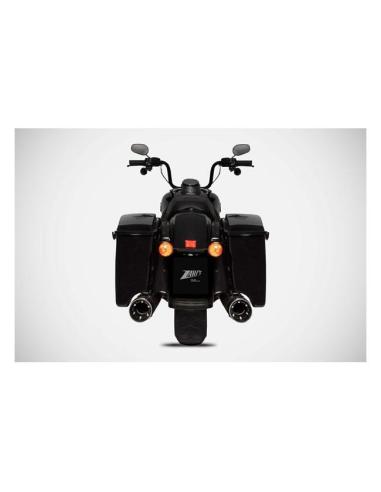 Zard slip-ons inox preto Euro 5 para Touring 21–23