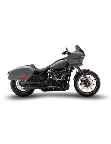 Slip-ons Zard 2-2 Black for Softail M8 2018–2023 (Euro 4/5)