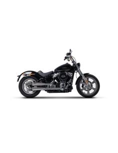 Slip-ons Zard 2-2 pulido para Softail M8 2018–2023 (Euro 4/5)