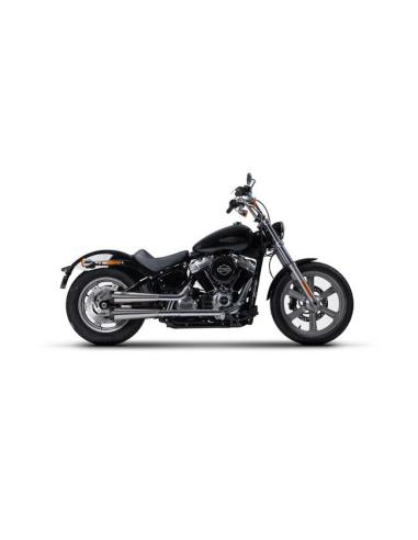 Slip-ons Zard 2-2 Polished for Softail M8 2018–2023 (Euro 4/5)