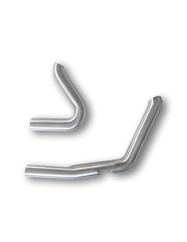 Protetores térmicos Zard coletores Softail 18–24 (inox)