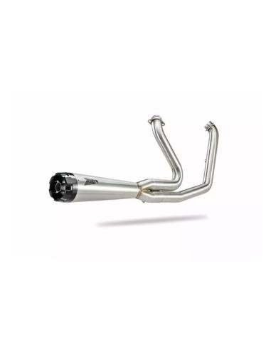 Zard Exhaust 2-1 Short Cone Softail M8 18–20 Euro 4 (stainless steel)