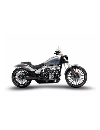 Zard Exhaust 2-1 Short Cone Softail M8 18–20 Euro 4 (black)