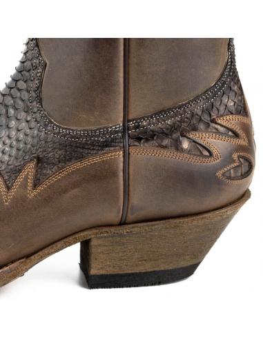 ANKLE BOOT DENIM MAYURA 012 CRAZY OLD SADALE / PITON TESTA MATE