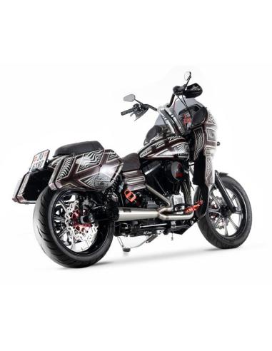 Échappement Malparidos 2-1 Dyna 06-16 Euro 3 – Acier Inox | Iguana Custom