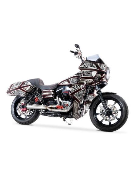 Échappement Malparidos 2-1 Dyna 06-16 Euro 3 – Acier Inox | Iguana Custom