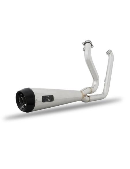 Malparidos 2-1 Exhaust Dyna 06-16 Polished Euro 3 | Iguana Custom