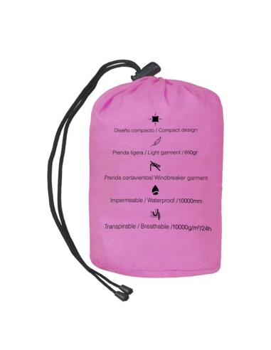 Chubasquero Moto By City Mini rosa | Impermeabile, Compatto e Leggero