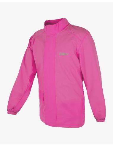 Chubasquero Moto By City Mini rosa | Impermeabile, Compatto e Leggero