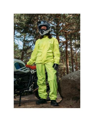 Pantalón Impermeable Moto By City Mini rosa| 100% Waterproof y Cortavientos
