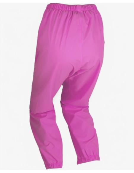 Calças Impermeáveis Moto By City Mini rosa| 100% à prova de água e corta-vento