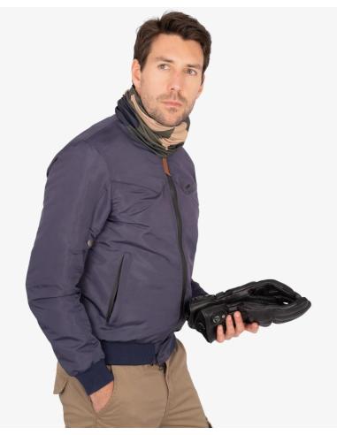 Jaqueta Moto By City Bomber Azul | Impermeável e Certificada