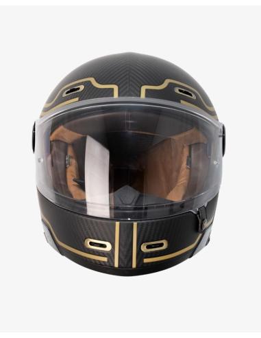 Casco Modulare By City 90 Degrees Gold Carbon | Stile Retrò e Omologazione R22.06