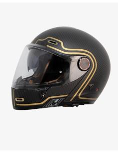 Casco Modular By City 90 Degrees Gold Carbon | Estilo Retro y Homologación R22.06