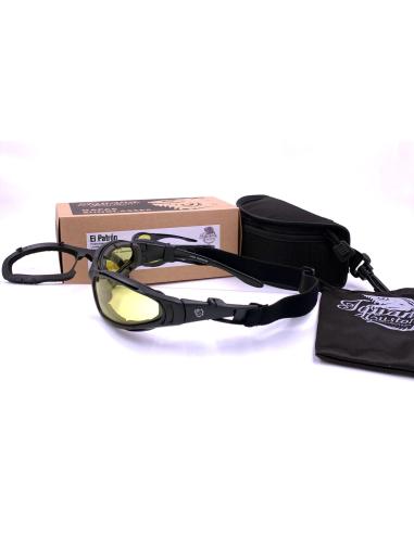 PHOTOCROMIC SUNGLASSES YELLOW TO GREY EL PATRON