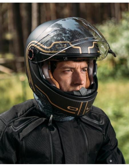 Modular Helmet By City 90 Degrees Matte Black | Retro Style and R22.06 Certification