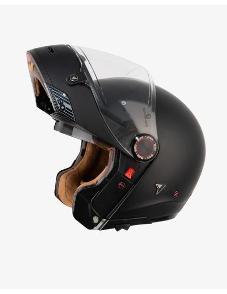 Capacete Modular By City 90 Degrees preto mate | Estilo Retro e Homologação R22.06
