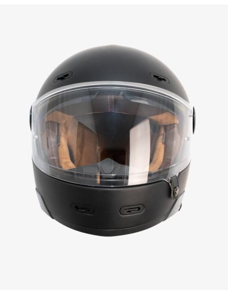 Modular Helmet By City 90 Degrees Matte Black | Retro Style and R22.06 Certification