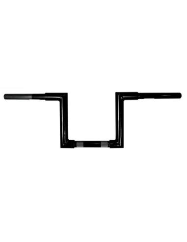 Comprar Manillar Z-Bar 1-1/4" 12" Negro Brillante | LA Choppers | Estilo Old School