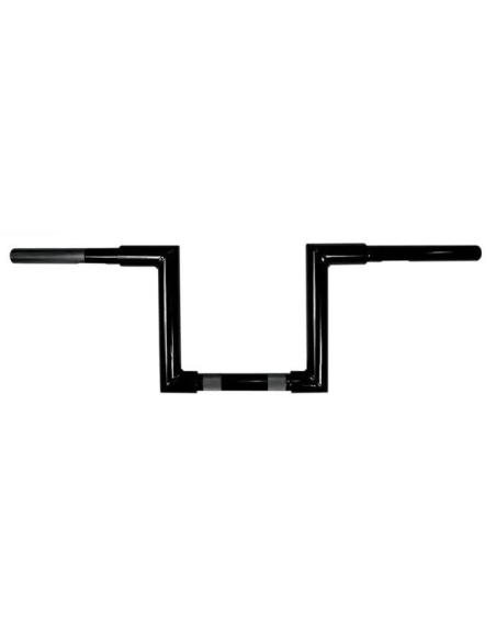 Comprar Manillar Z-Bar 1-1/4" 12" Negro Brillante | LA Choppers | Estilo Old School