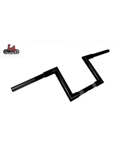 Acquista Manubrio Z-Bar 1-1/4" 12" Nero Lucido | LA Choppers | Stile Old School