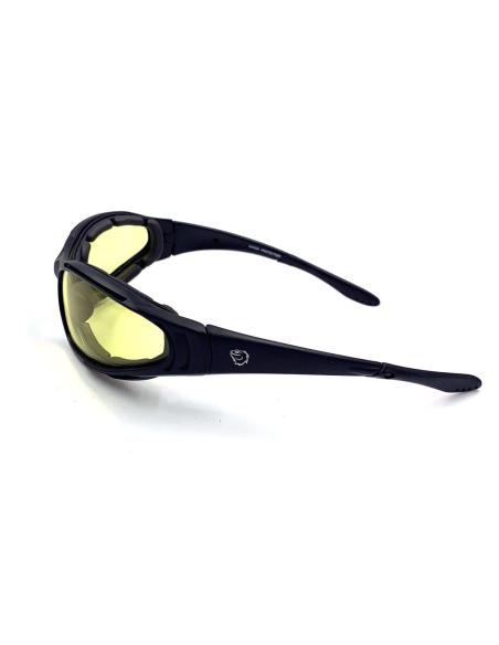 ÓCULOS DE MOTOCICLETA O PADRÃO DE LENTE FOTOCROMÁTICA AMARELA - SOL
