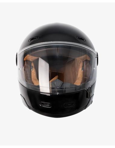 Casco Modular By City 90 Degrees negro brillo | Estilo Retro y Homologación R22.06