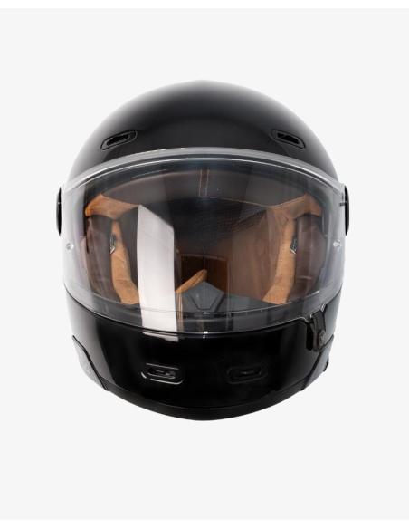 Casco Modular By City 90 Degrees negro brillo | Estilo Retro y Homologación R22.06