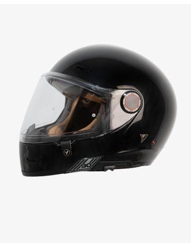 Casco Modular By City 90 Degrees negro brillo | Estilo Retro y Homologación R22.06