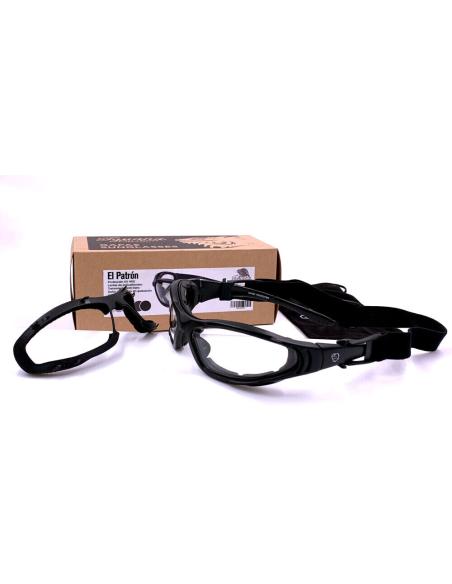 ÓCULOS DE MOTOCICLETA O PADRÃO TRANSPARENTE DE LENTE FOTOCROMÁTICA - ASSIM