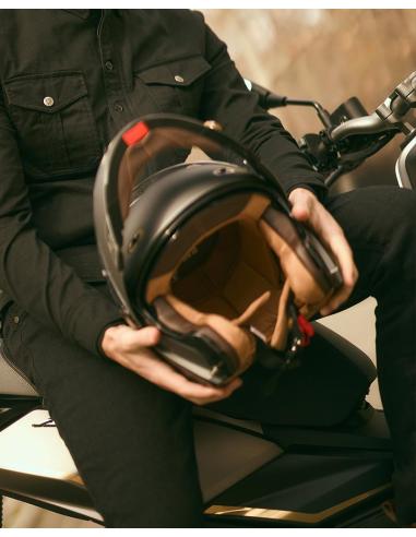 Casco Modular By City 90 Degrees gris antracita mate | Estilo Retro y Homologación R22.06