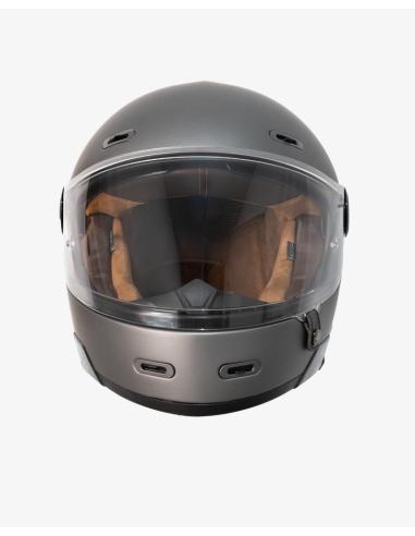 Capacete Modular By City 90 Degrees cinzento antracite mate | Estilo Retro e Homologação R22.06