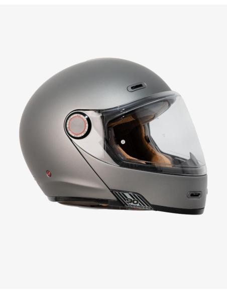 Casque Modulable By City 90 Degrees gris anthracite mat | Style Rétro et Homologation R22.06