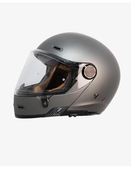 Casque Modulable By City 90 Degrees gris anthracite mat | Style Rétro et Homologation R22.06