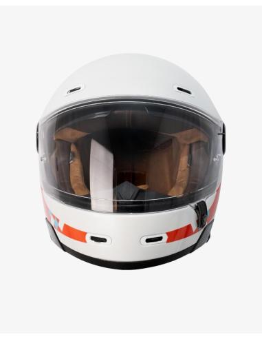 Casco Modulabile By City 90 Degrees maniac bianco lucido | Stile Retrò e Omologazione R22.06
