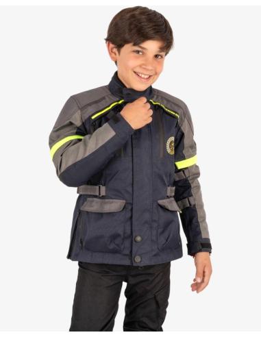Jaqueta Infantil Moto By City Africa Junior | Cordura, Proteções CE e Impermeável