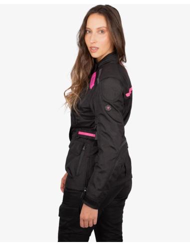 Veste Femme Moto By City Africa Lady Noire | Imperméable et Protections CE