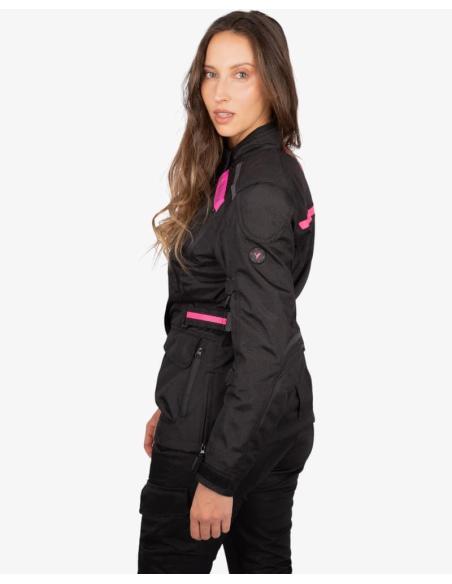 Women's Motorcycle Jacket By City Africa Lady Black | Waterproof and CE Protection