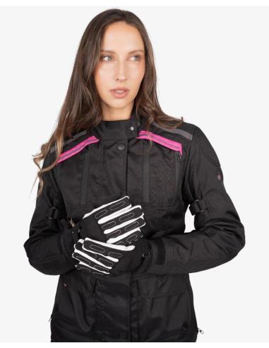 Giacca Donna Moto By City Africa Lady Nera | Impermeabile e Protezioni CE