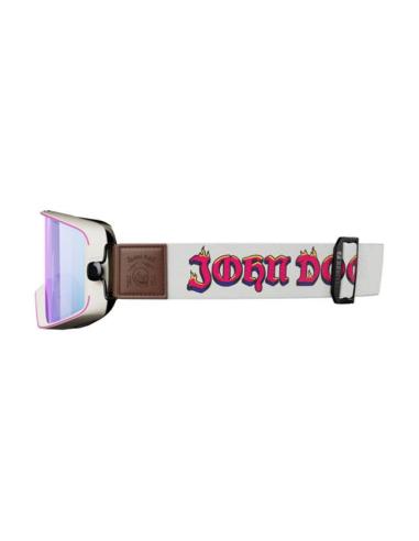Occhiali JD/ONE John Doe white shade per casco  | Visione panoramica e cinghie intercambiabili