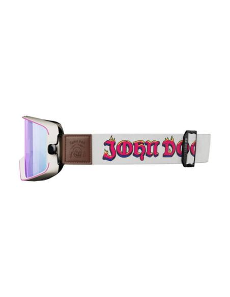 Lunettes JD/ONE John Doe white shade pour casque | Vision panoramique et sangles interchangeables