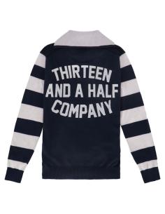 MAGLIONE 13 1/2 OUTLAW HALF-ZIP NAVY/OFFWHITE