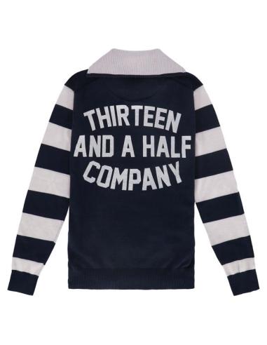 Sweat-shirt 13 1/2 Outlaw Navy | Style biker 100% coton